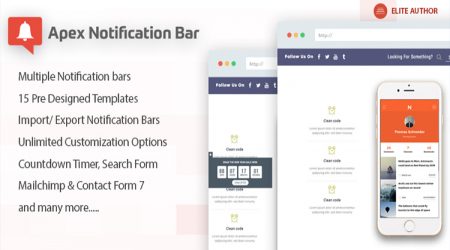Apex Notification Bar