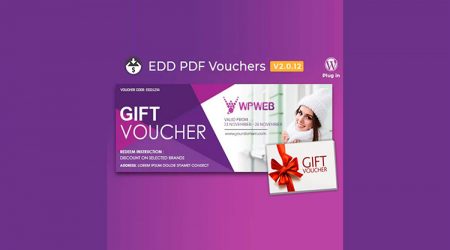 Easy Digital Downloads PDF Vouchers