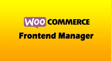 WooCommerce Frontend Manager